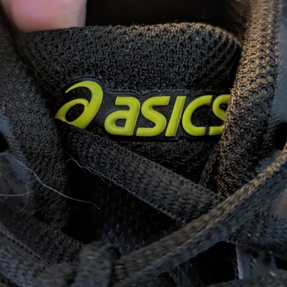 ASICS Women's Black and Pink Athletic Shoes - Picture 7 of 7